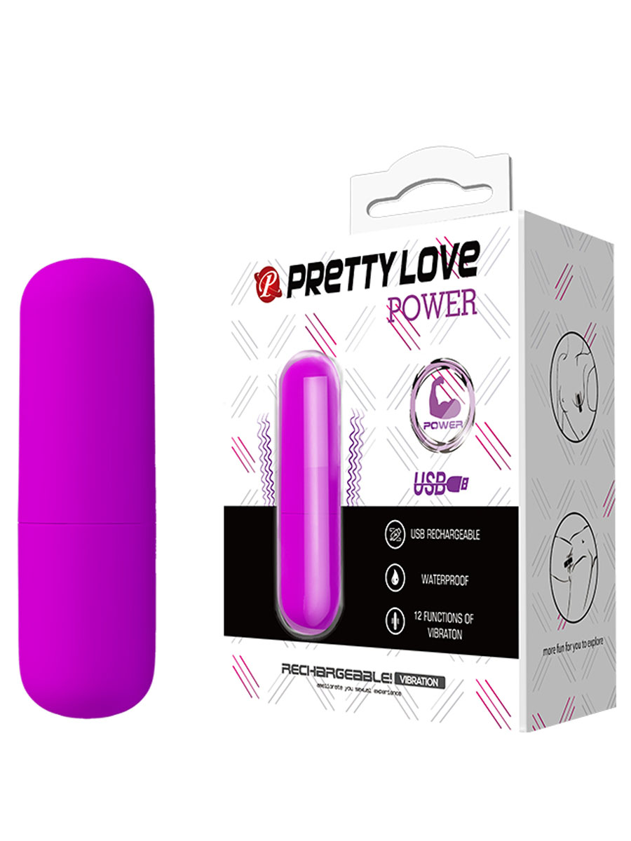 Pretty Love Power punjivi vibro metak — 12 režima — BI 14501
